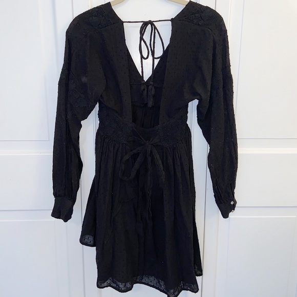 Black Free People Pilgrim Style Dress - Picture 2 of 3